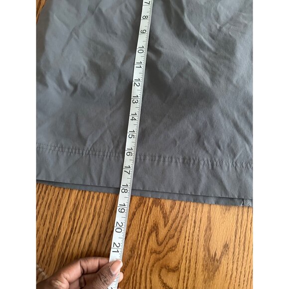 Columbia Womens Gray Skort Size 13 Adjustable Drawstring Pockets Golf Tennis - Picture 7 of 10